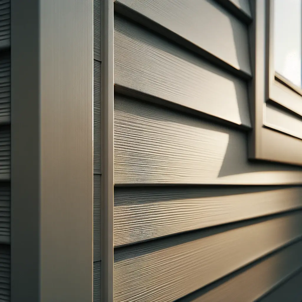 DALL·E 2024-07-27 12.47.16 - A close-up image of a house with vinyl siding. The siding should be clean, well-maintained, and show the characteristic horizontal panels. The color c